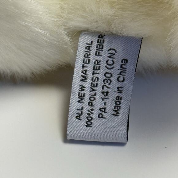 Things Remembered Make-A-Wish White Teddy Bear Plaid Bow Ralph Lauren Style Xmas - Picture 3 of 6